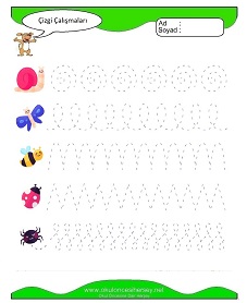 Çizgi Çalışma Sayfaları